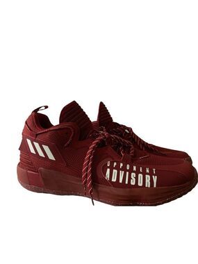 Adidas Dame 7 EXTPLY Opponent Advisory Wine Maroon Mens size 19 GW7906 Nwob